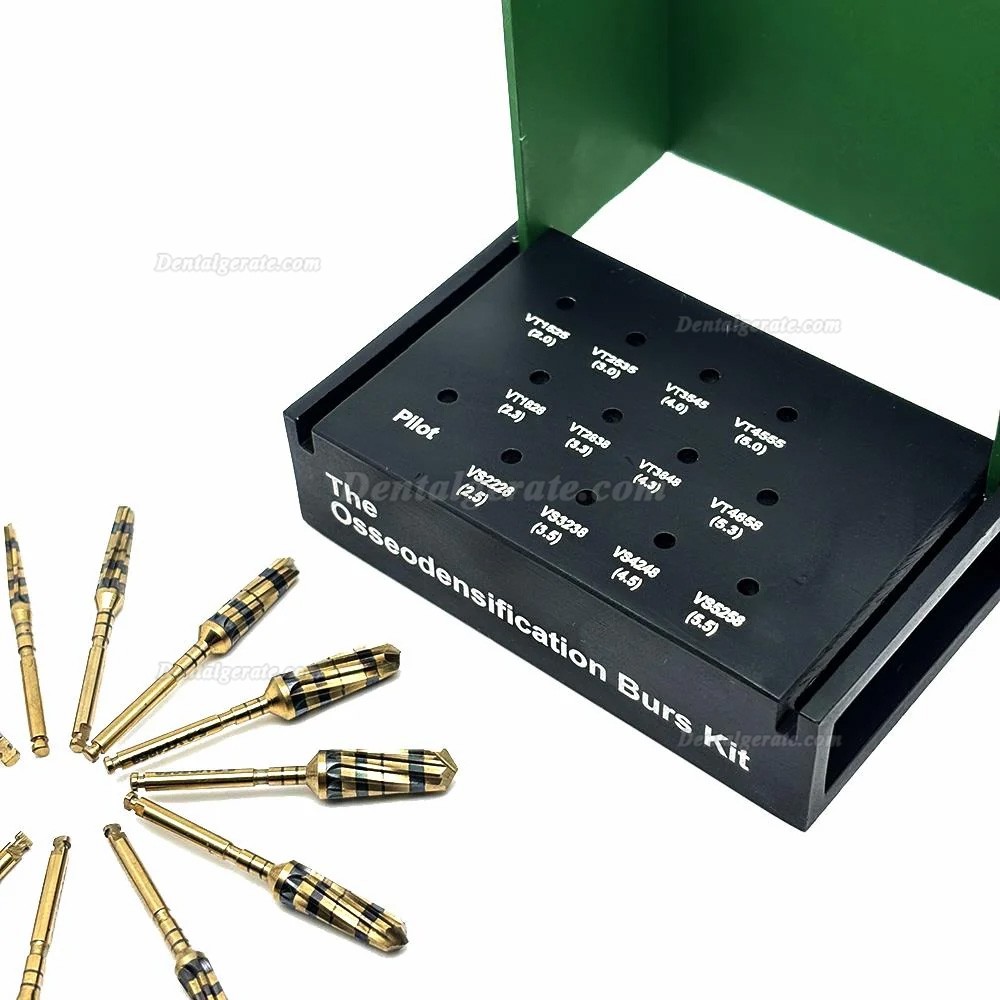 13 teile/satz Dental Osseodensification Bohrer und Oberkiefer Sinus Lift Bohrer Kit